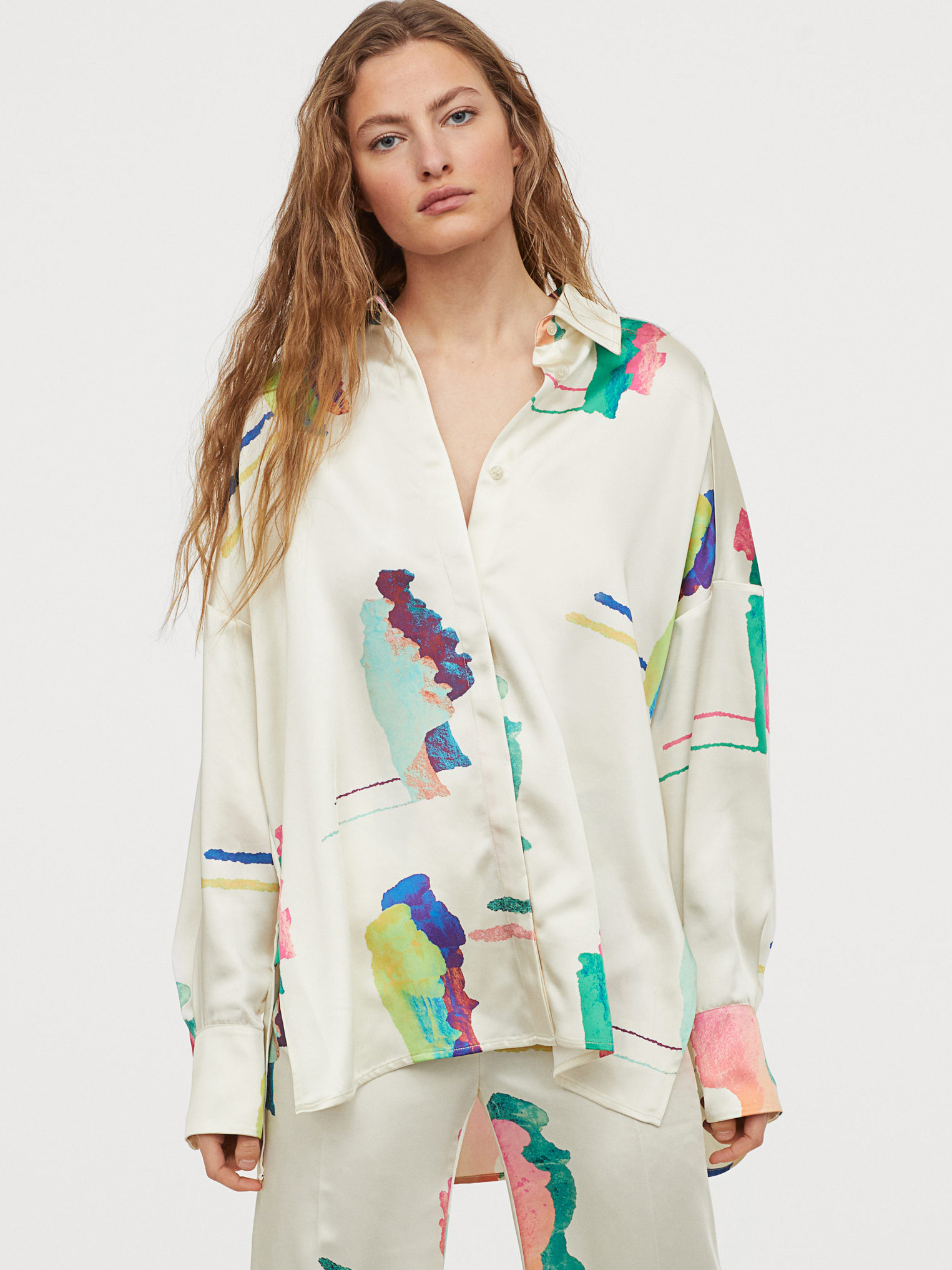 

Рубашка H&M Studio 0844118-1  Молочная (СА2000001854600, Рубашка H&M Studio 0844118-1 36 Молочная (СА2000001854600)