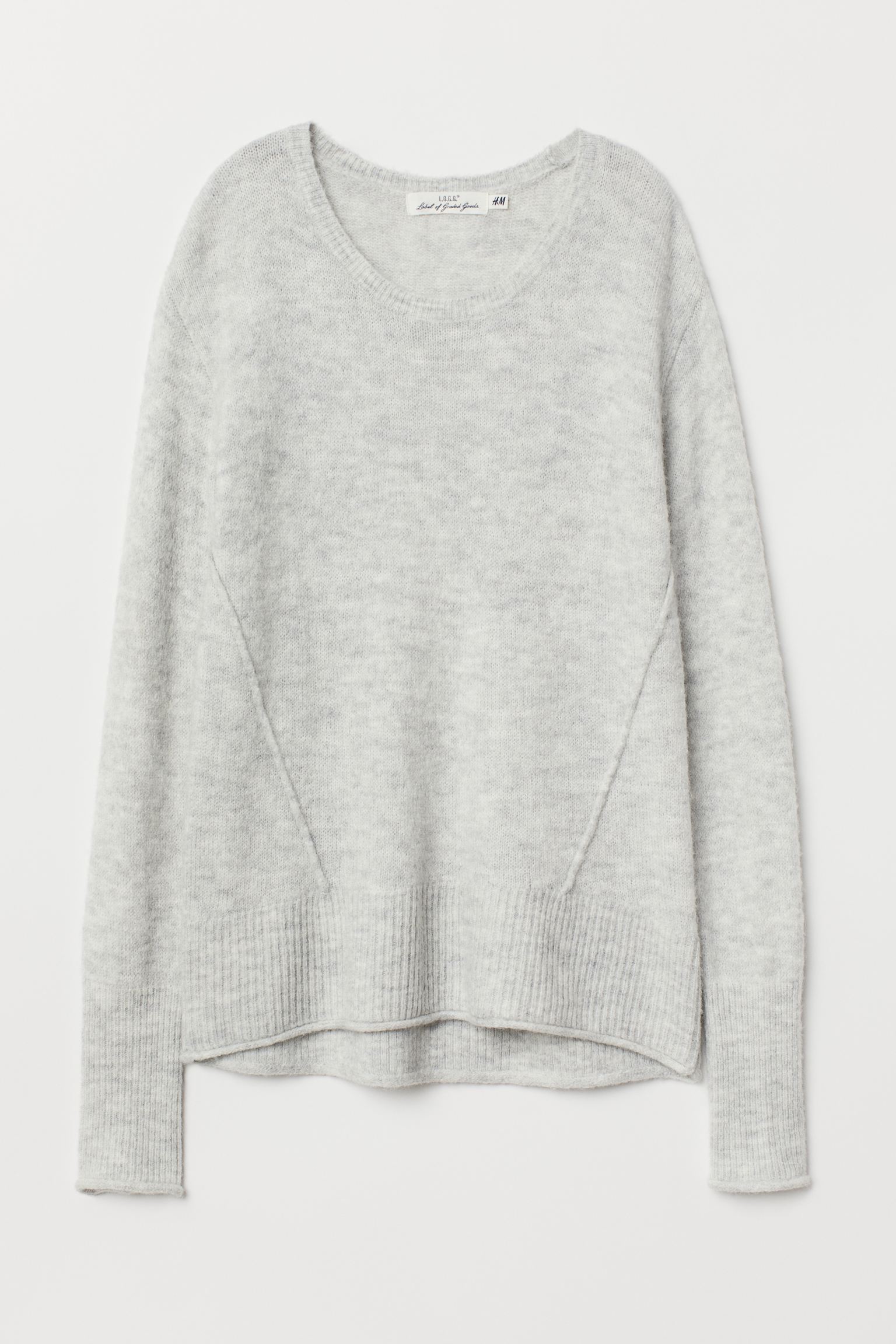 

Джемпер H&M XS светло серый меланж 1311496111