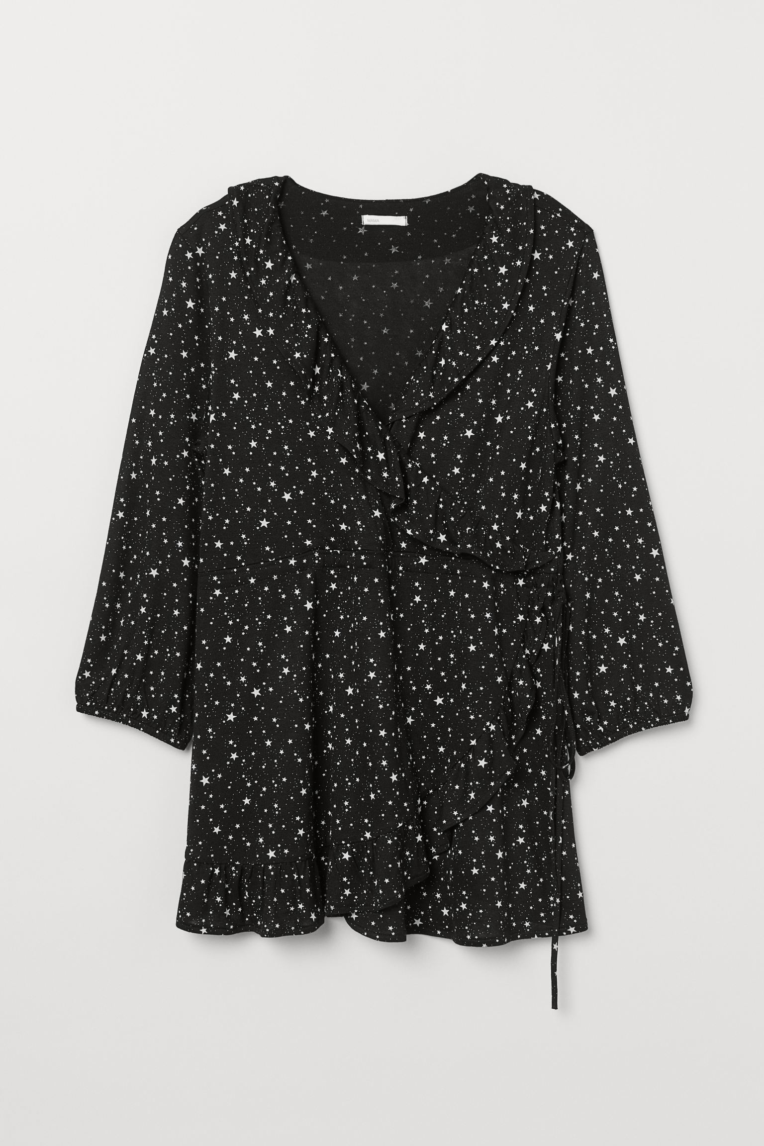 

Блуза для беременных H&M M черный звезды 10117222328
