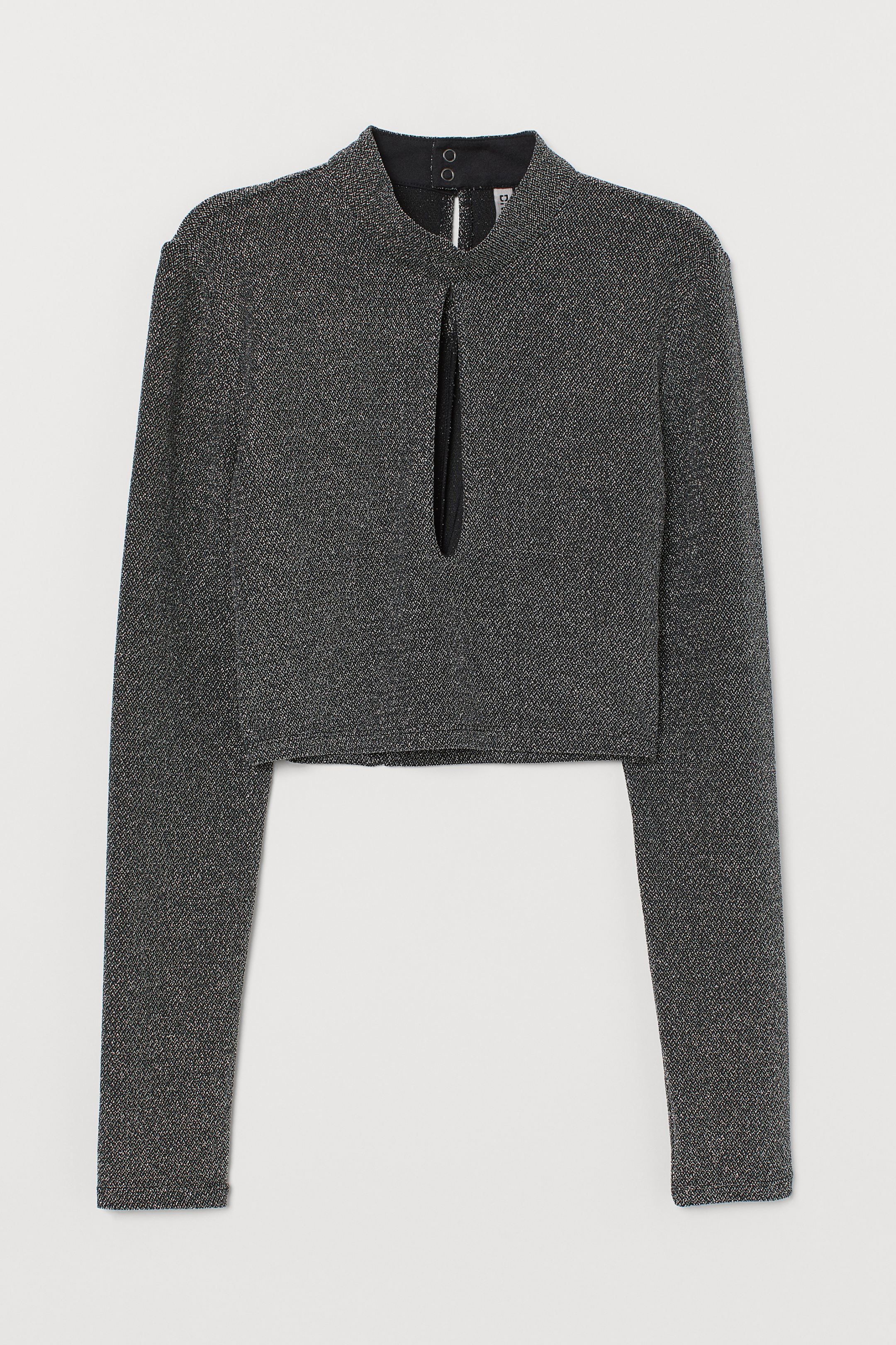 

Блуза H&M  серебристый 7988270, Блуза H&M XS серебристый 7988270