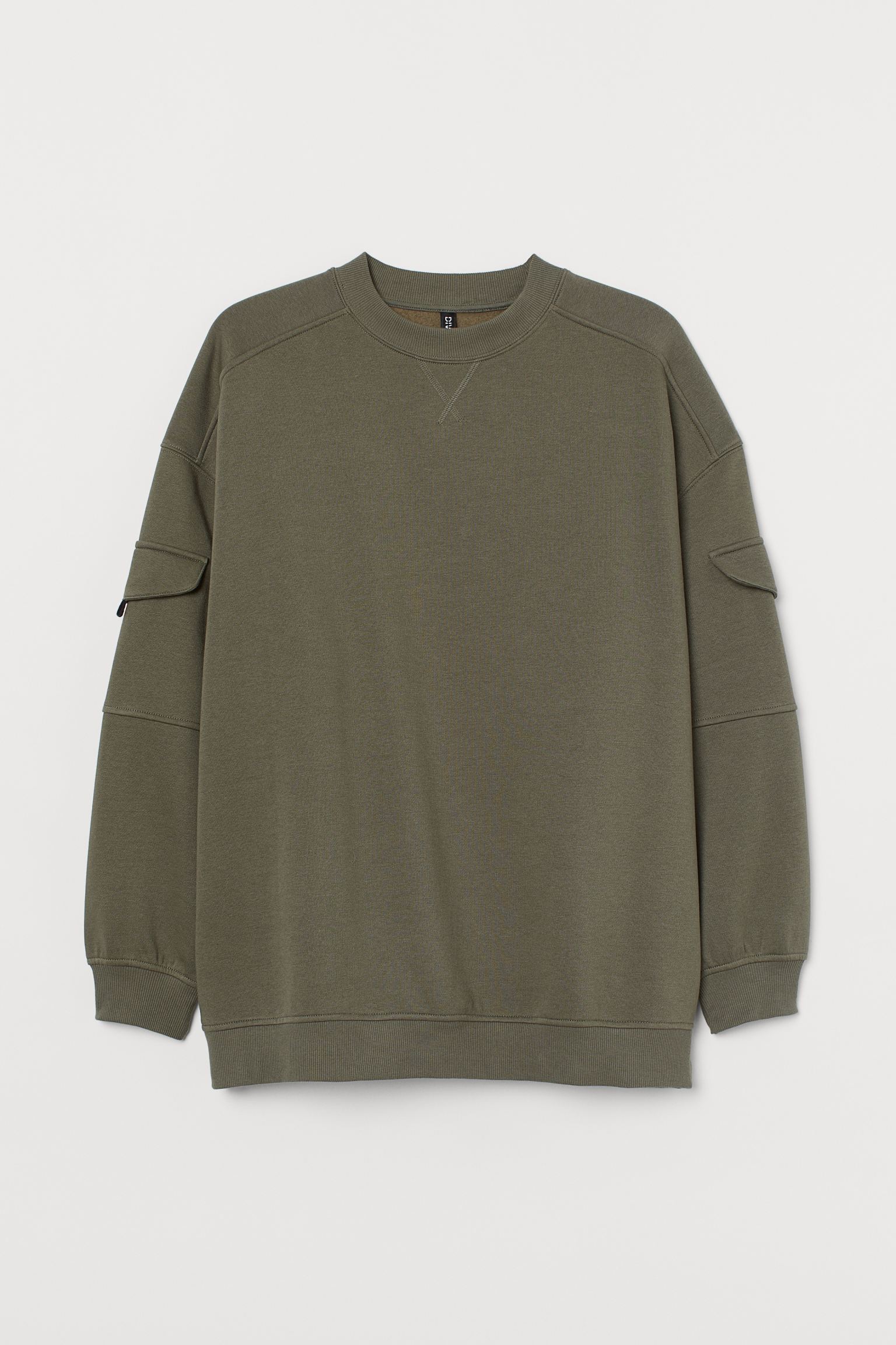 

Свитшот H&M  зеленый хаки 12118691311, Свитшот H&M XL зеленый хаки 12118691311
