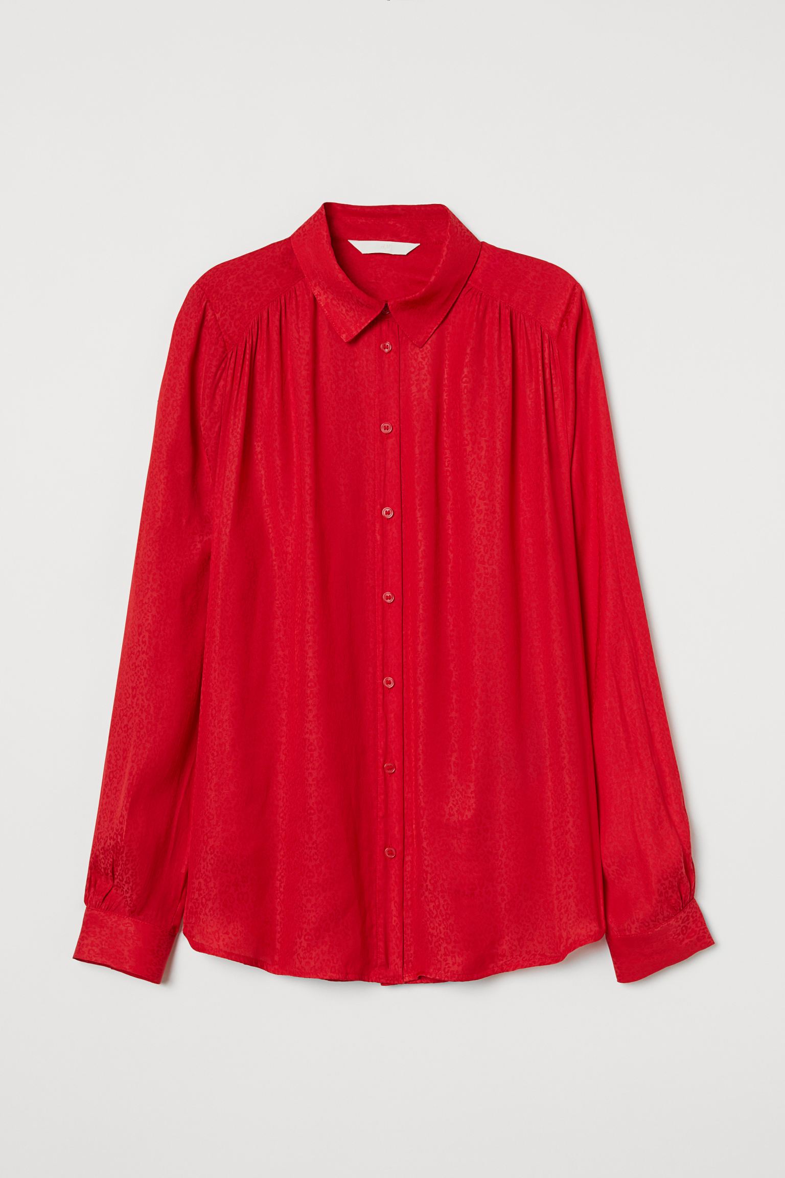 

Блуза H&M  красный леопард 12116970540, Блуза H&M 46 красный леопард 12116970540
