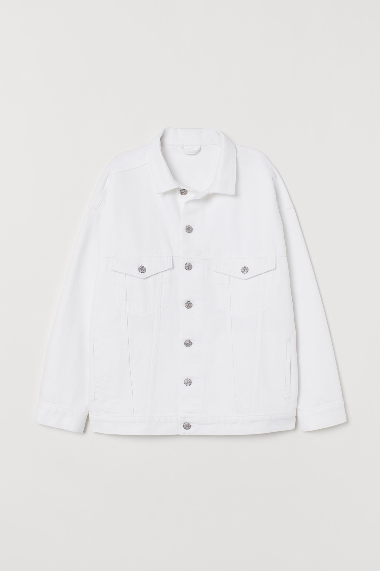 

Куртка джинсовая H&M S белый 1311707782