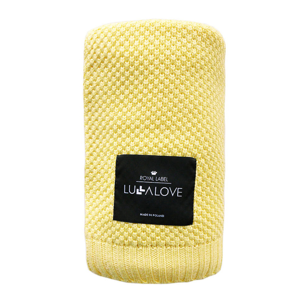 

Дитячий бамбуковий плед LullaLove Macaronic Lemon 80x100 см