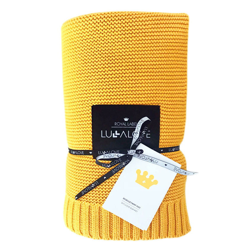 

Дитячий бамбуковий плед LullaLove Classic Mustard 80х100 см