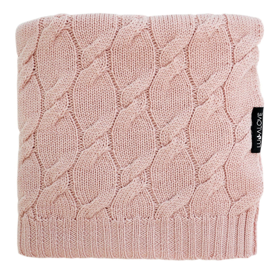 

Дитячий плед LullaLove Premium Merino Powder Pink 80х100 см