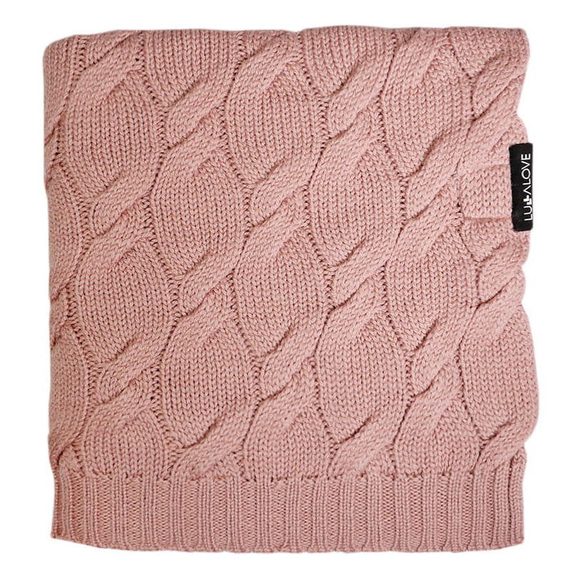 

Дитячий плед LullaLove Premium Merino Peony 80х100 см