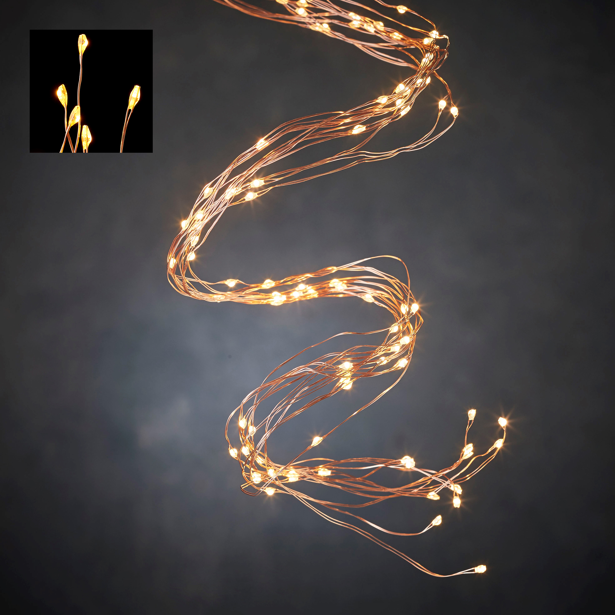 

Светодиодная гирлянда Luca Lighting Охапка струн 2 м Теплый белый (8718861329308)