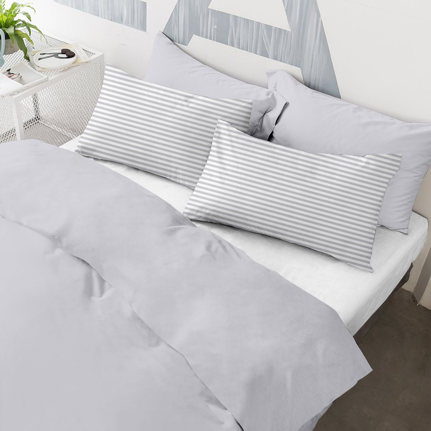

Наволочки Cosas Set4Pillow Grey LineGrey 50х70 4 шт