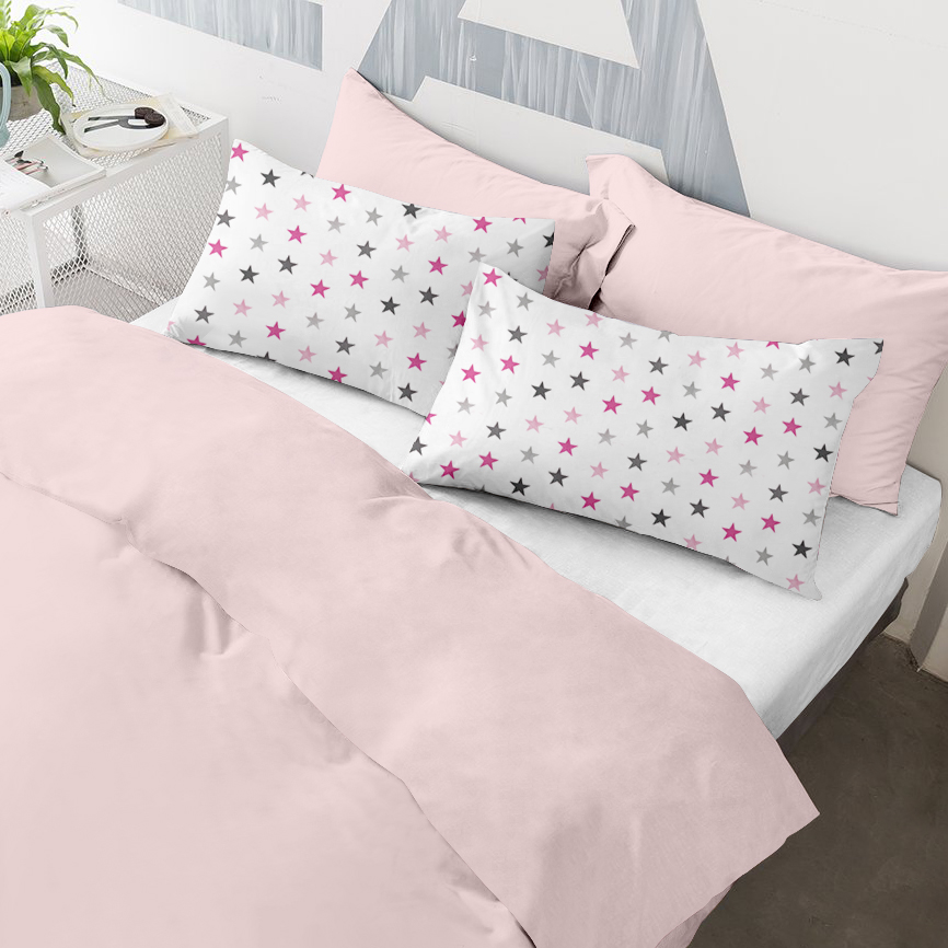 

Наволочки Cosas Set4Pillow Rose StarGreyRose 50х70 4 шт