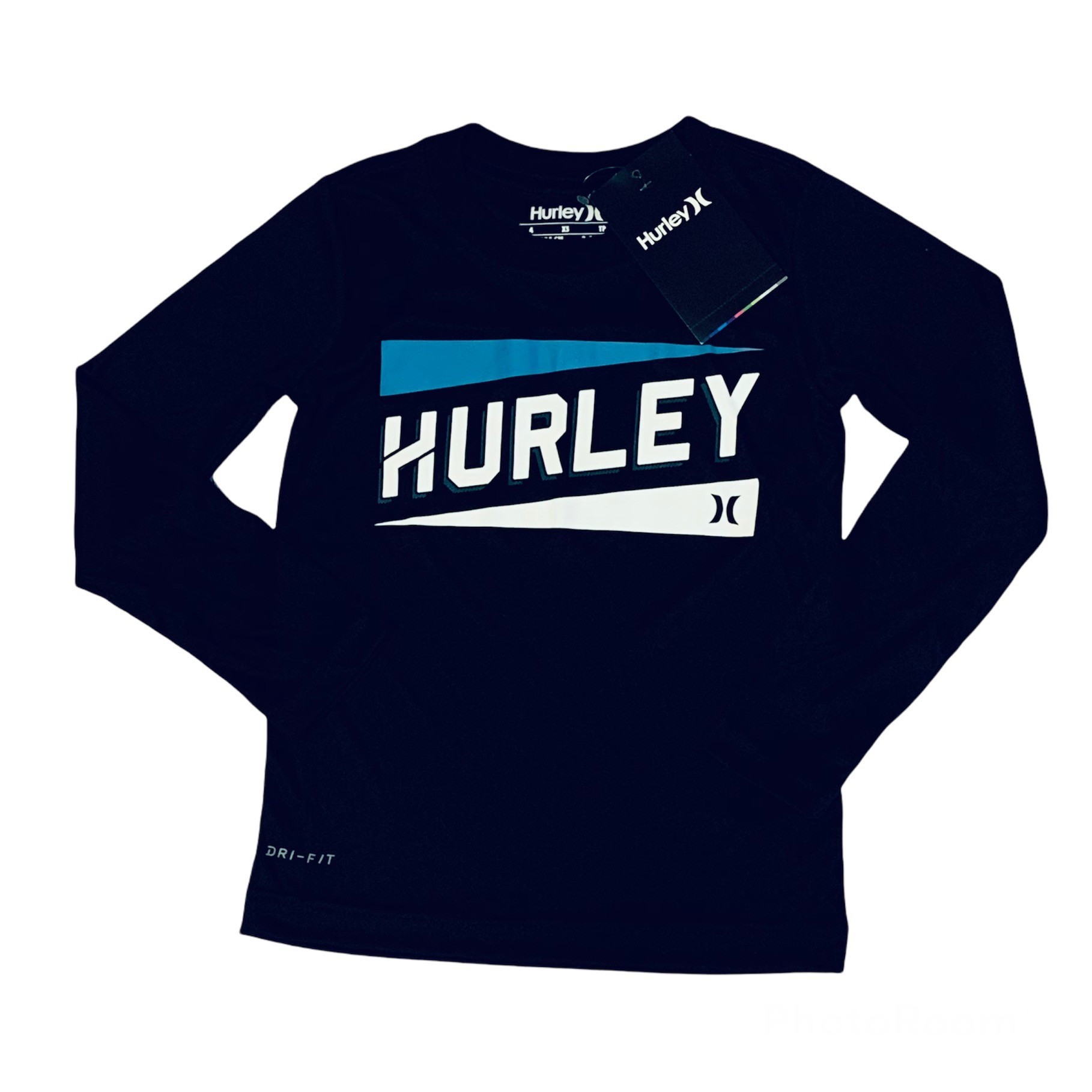 

Лонгслив Hurley Dri-Fit 96-104 см Чёрный