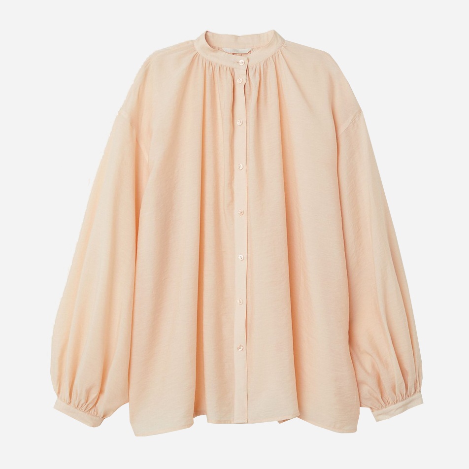 

Блузка H&M 0622078_перс.  Персиковая, Блузка H&M 0622078_перс. 34 Персиковая