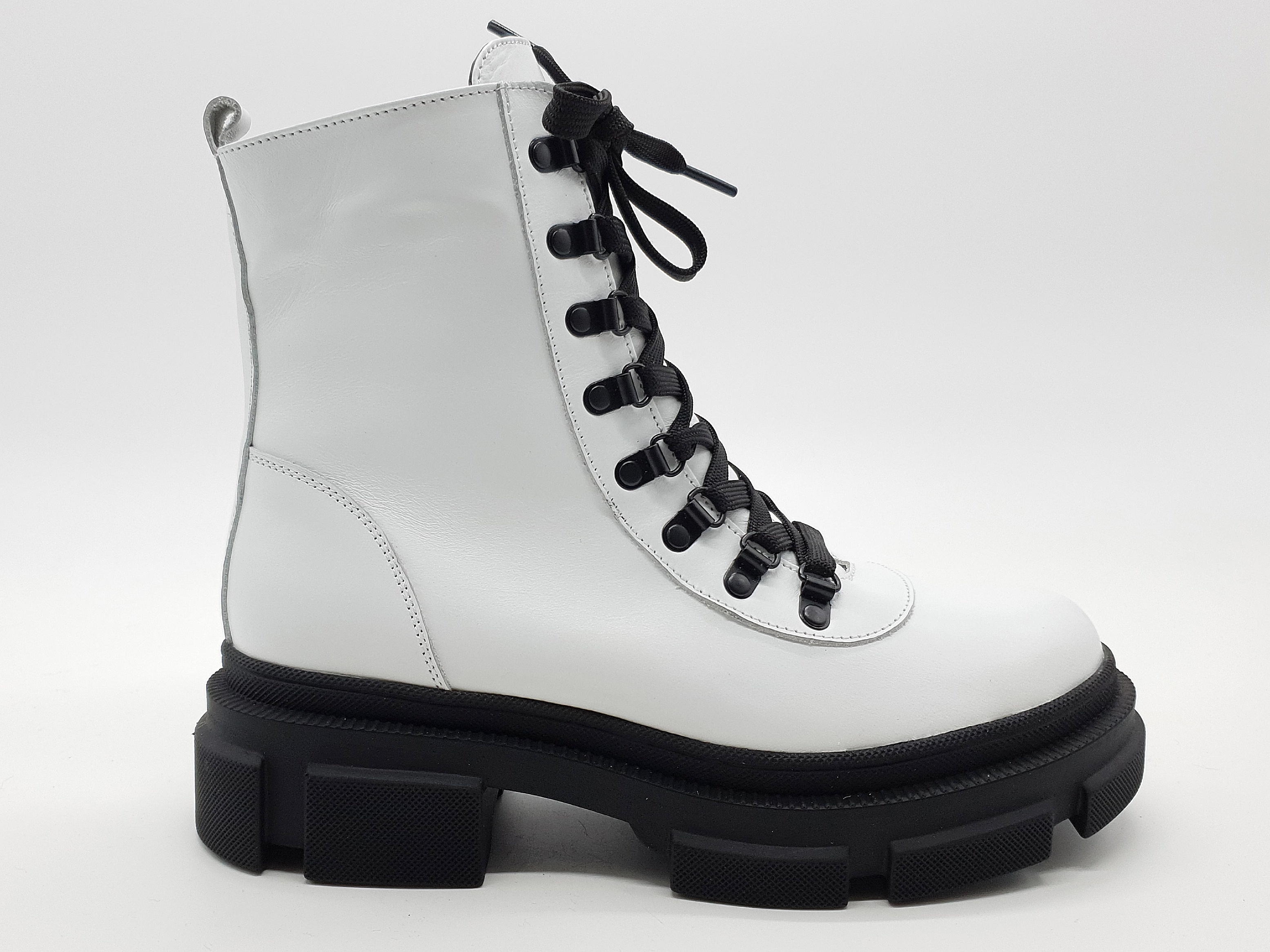 

Жіночі черевики Foot Step зимові білі шкіряні FS-19-1 26,5 см 41(р)