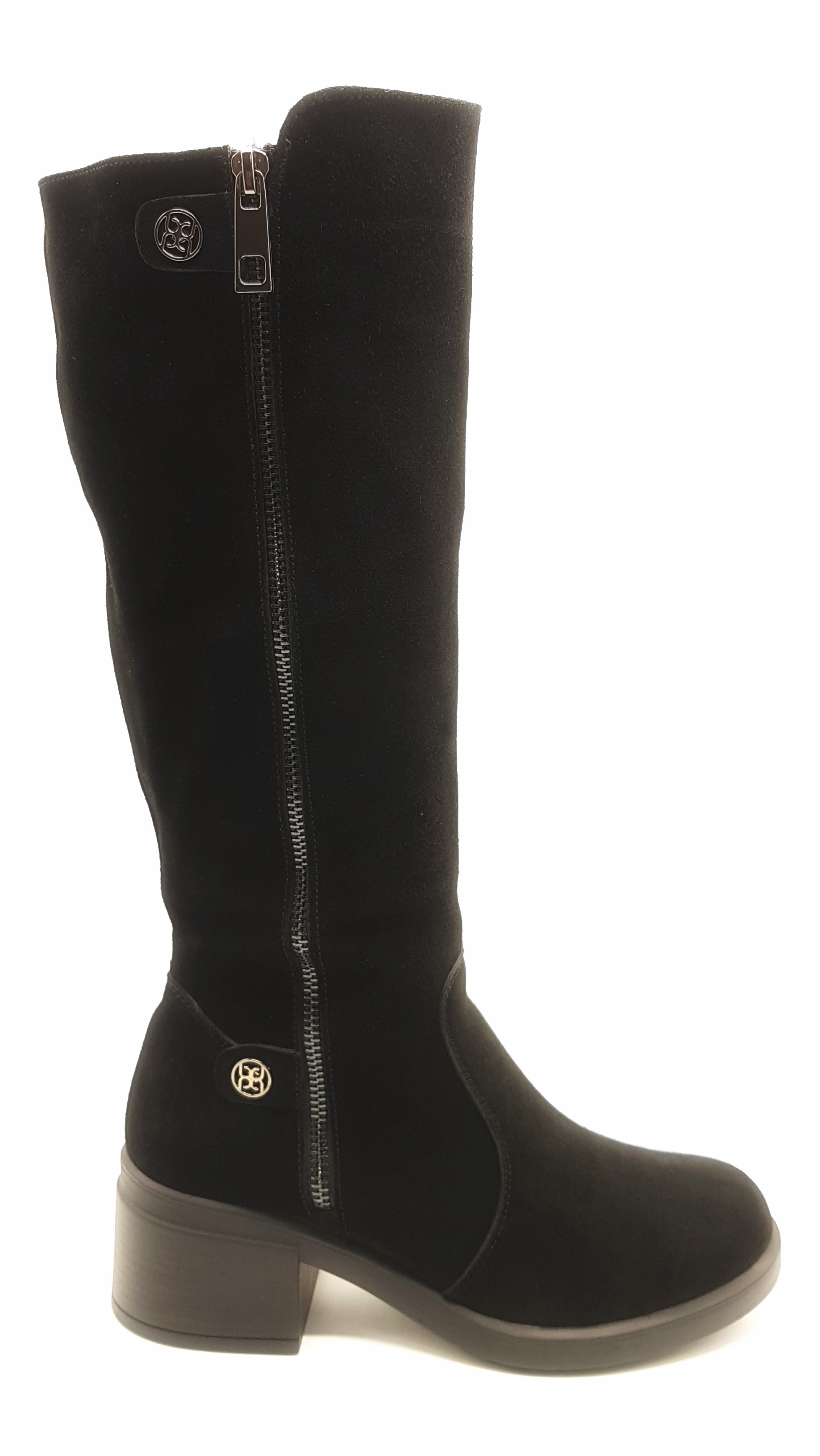 

Сапоги женские Foot Step еврозима черные замшевые FS-19-31 36(р)