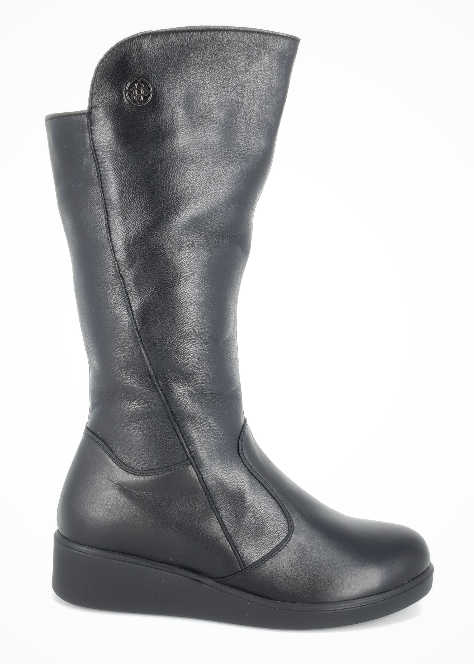 

Сапоги женские Foot Step зимние черные кожаные FS-18-15 40(р)