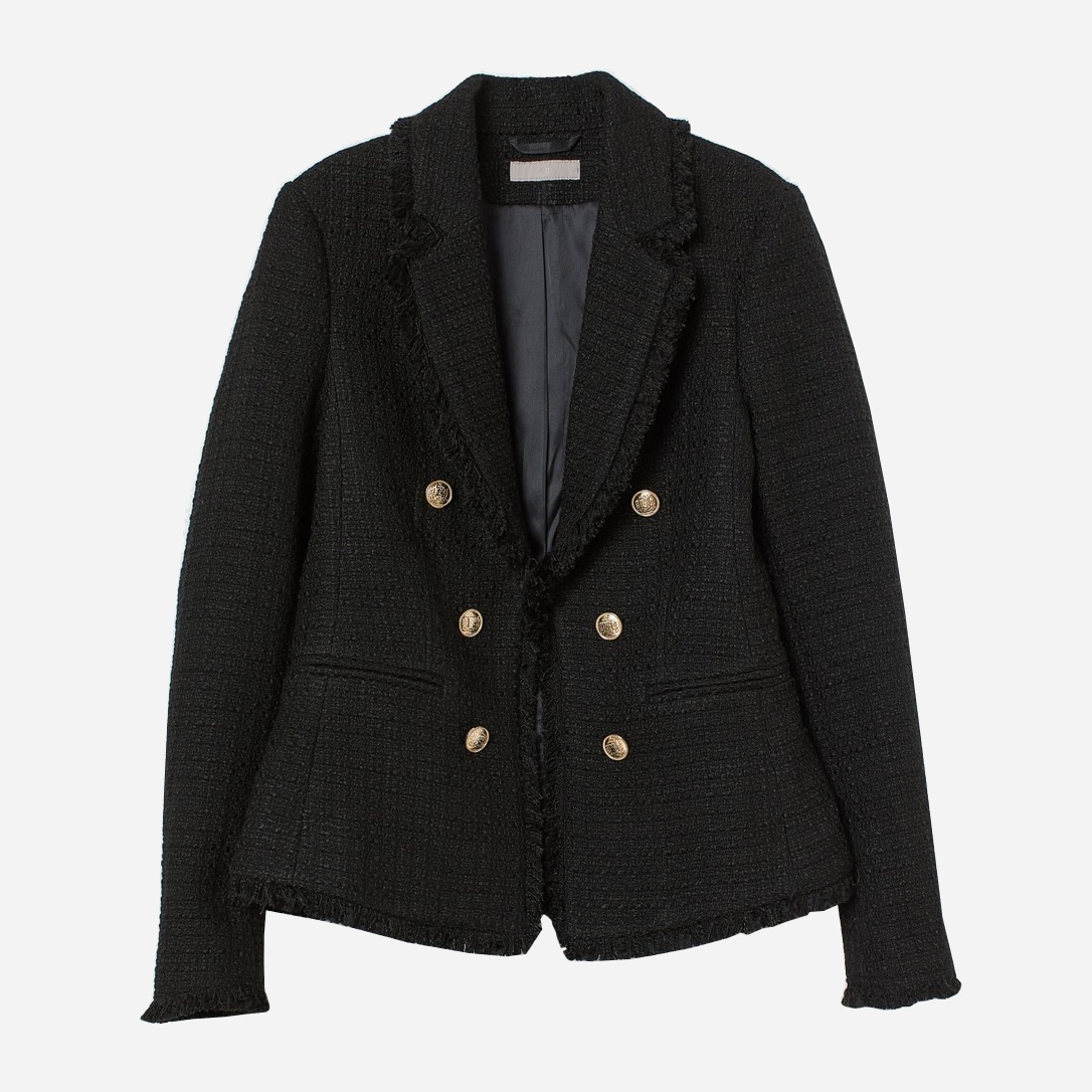 

Жакет H&M 0760961  Черный, Жакет H&M 0760961 40 Черный