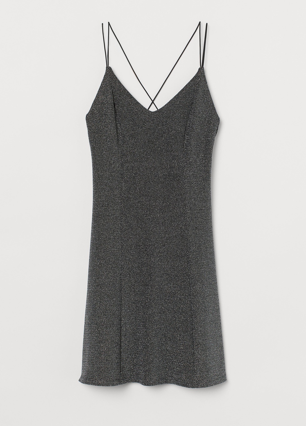 

Платье H&M S Черный 0774005_серебро_01