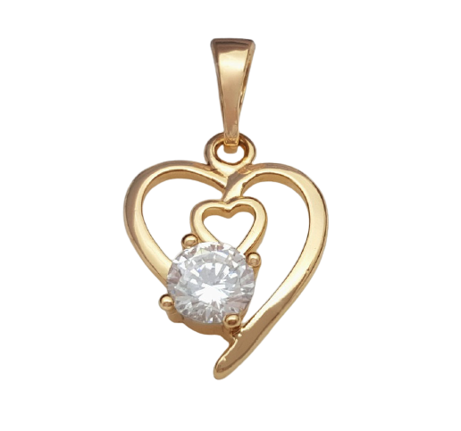 

Кулон сердце Xuping 20х12 мм x127