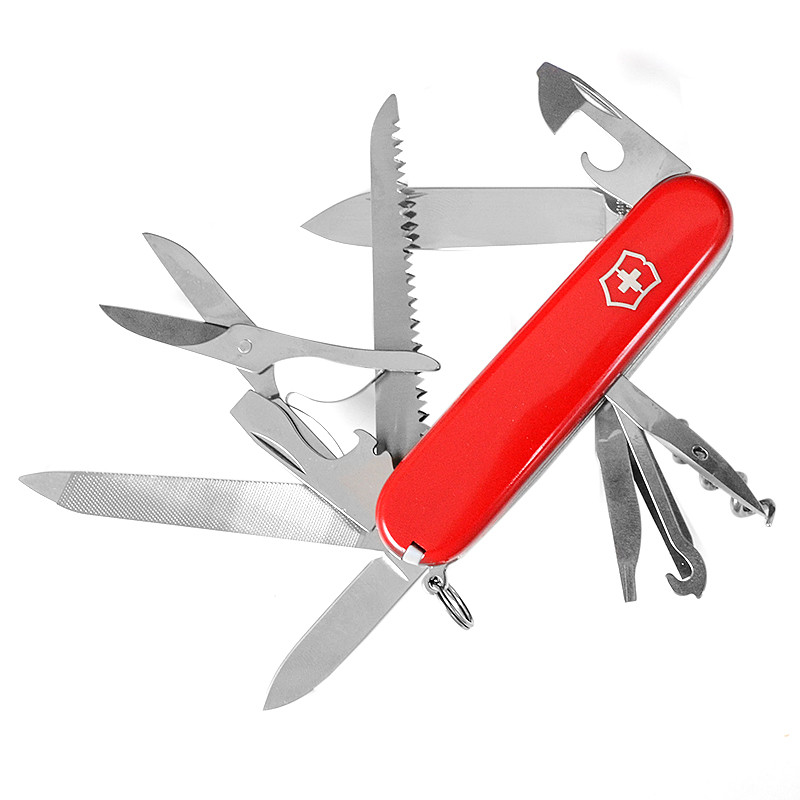 

Нож складной, мультитул Victorinox Ranger (91мм, 21 функция), красный 1.3763