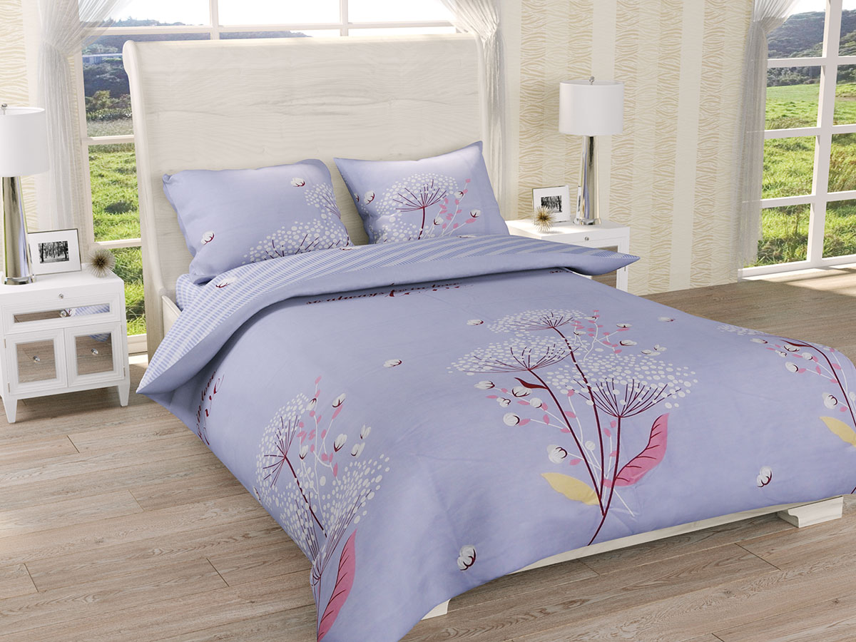 

Постельное белье Ранфорс Органик Р 555Д Leleka-Textile полуторный цветной (1732/5326)