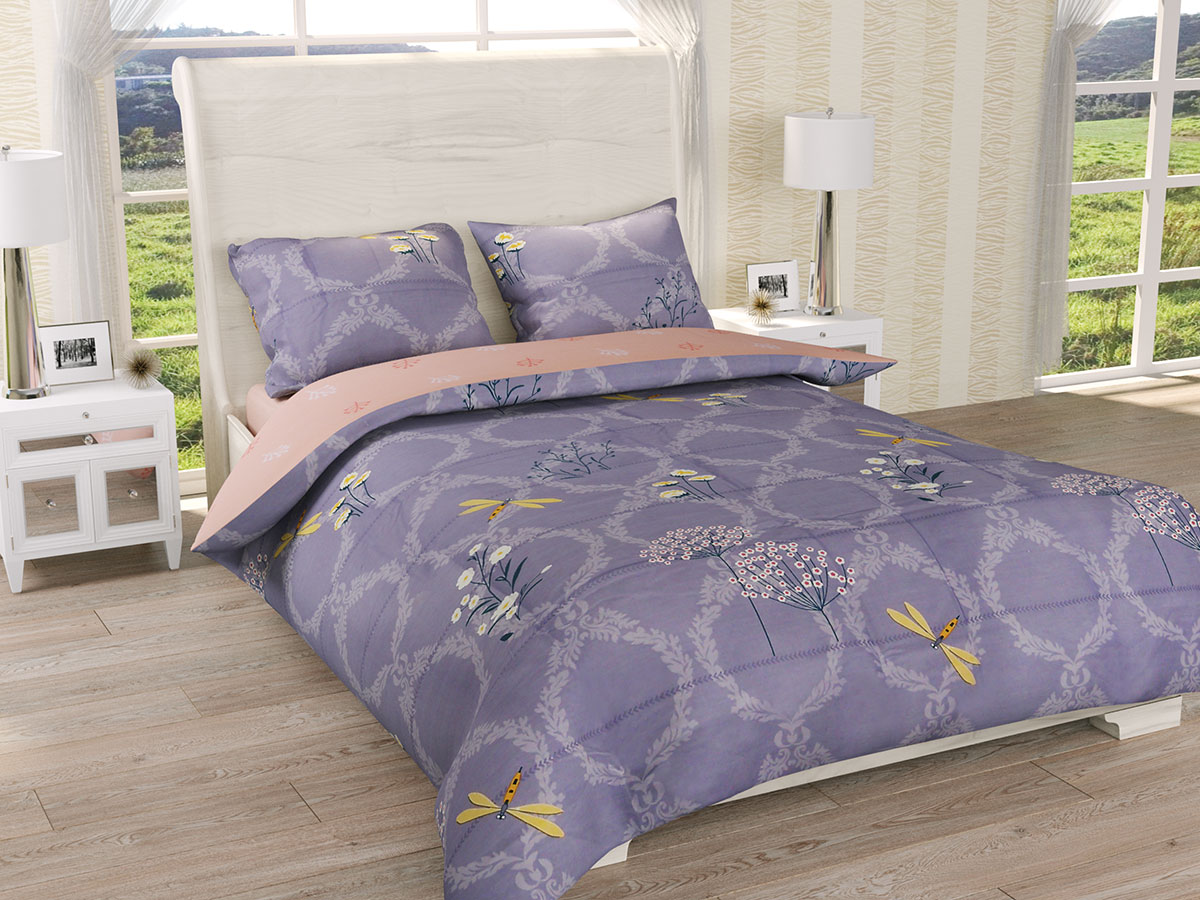 

Постельное белье Ранфорс Органик Р 554Д Leleka-Textile двуспальный цветной (1731/5323)