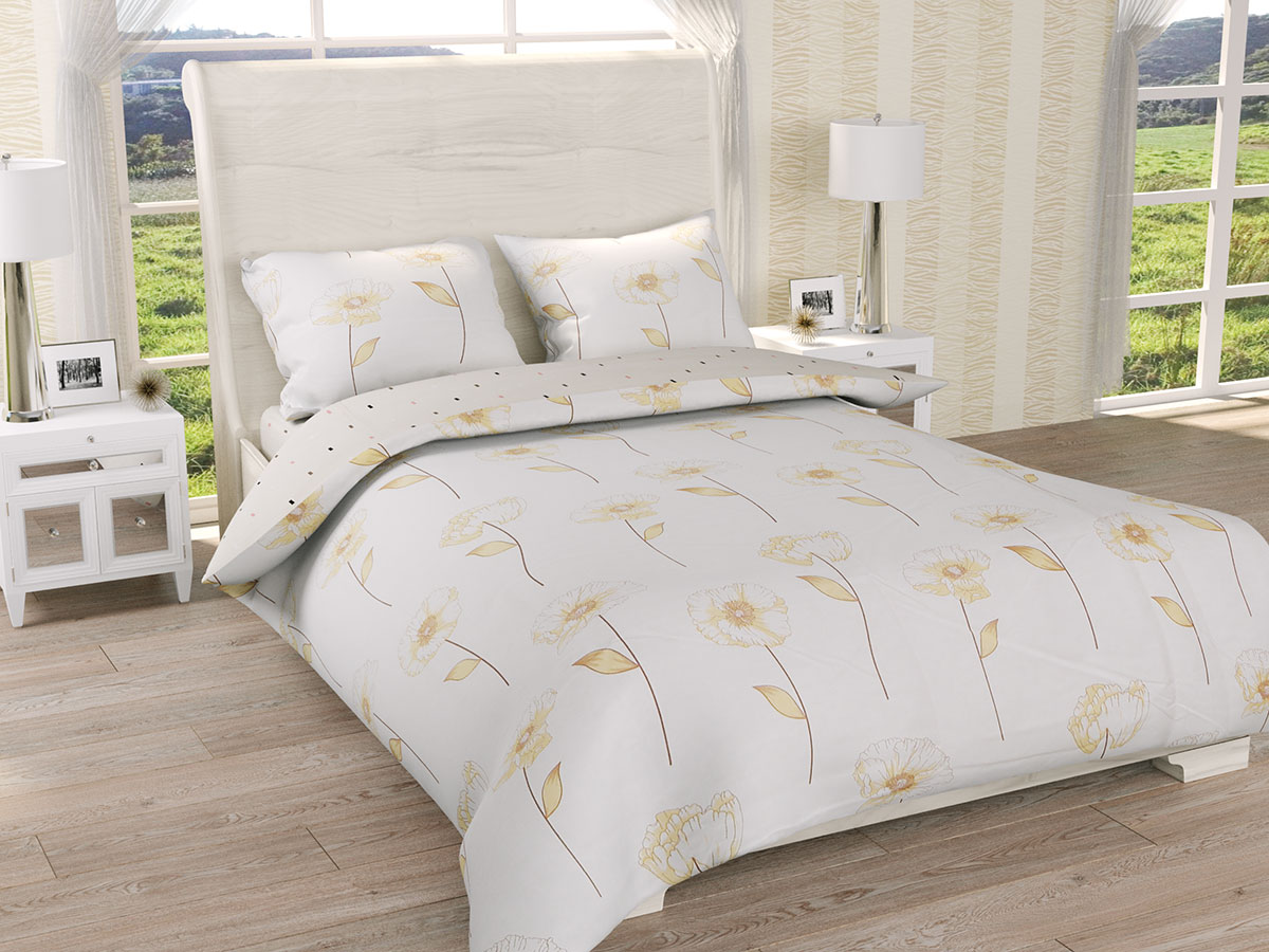 

Постельное белье Ранфорс Органик Р 559Д Leleka-Textile двуспальный цветной (1736/5343)
