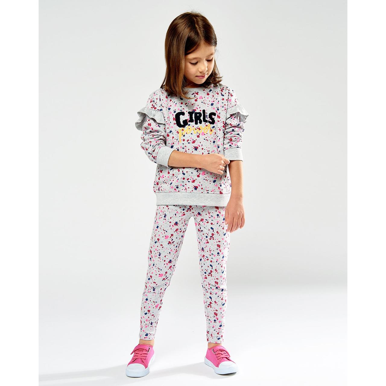 

Легинсы для девочки серые Blue Seven 775068 X920 90 р.116