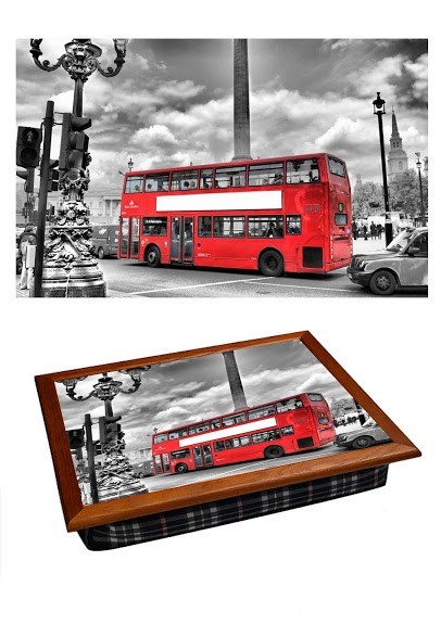 

Поднос на подушке Happy Like Автобус 44х36х8 см (2.59)