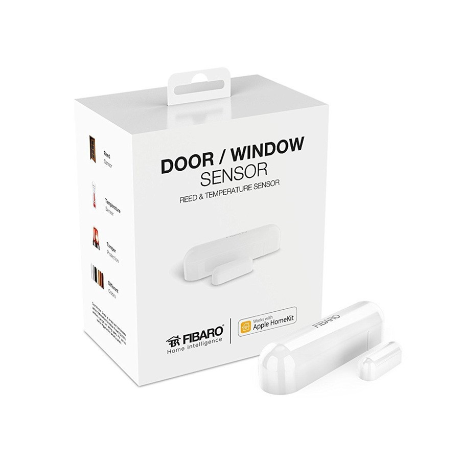 

Датчик открытия двери и окна Fibaro Door/Window Sensor (Белый) Apple HomeKit