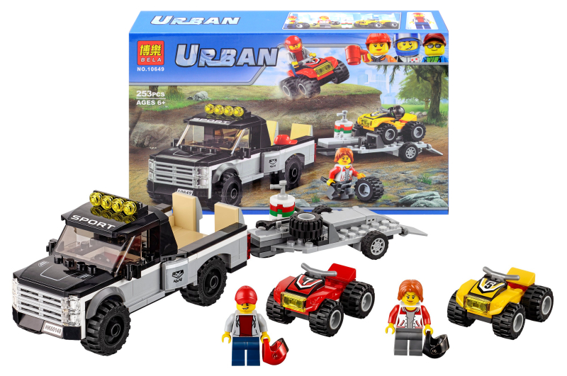 

Конструктор URBAN Команда для гонки 253дет BELLA 10649