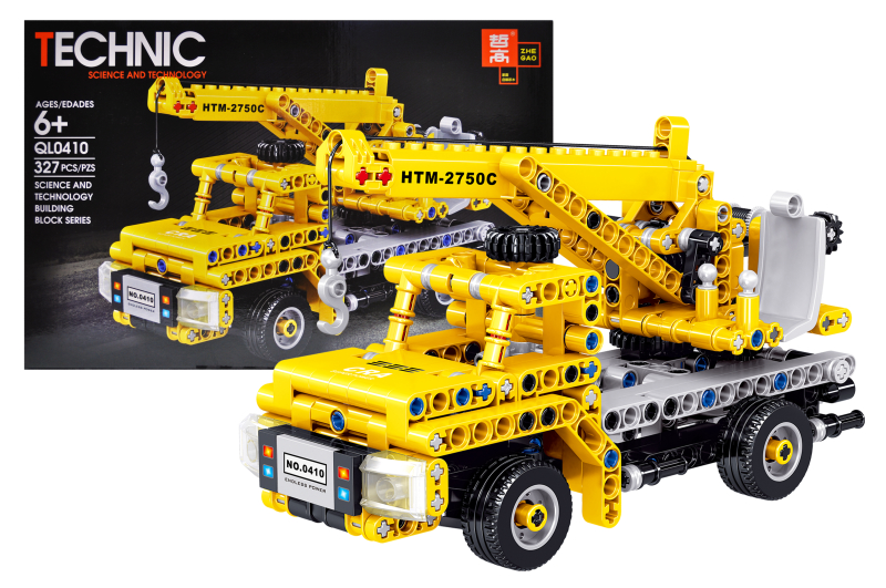 

Конструктор Грузовик с краном 327дет TECHNIC QL0410