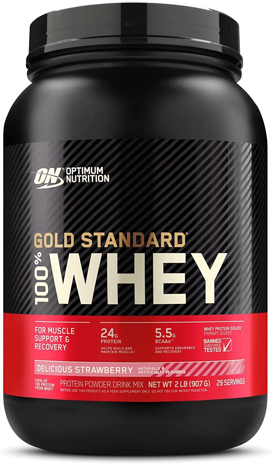 

Протеин Optimum Nutrition 100% Whey Gold Standard Delicious Strawberry (907 г) (00114-07)
