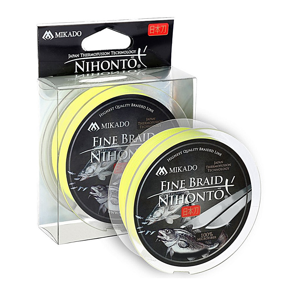 

Шнур Mikado Nihonto Fine Braid 150m 0.30mm 29.6kg fluo (Z19F-030)