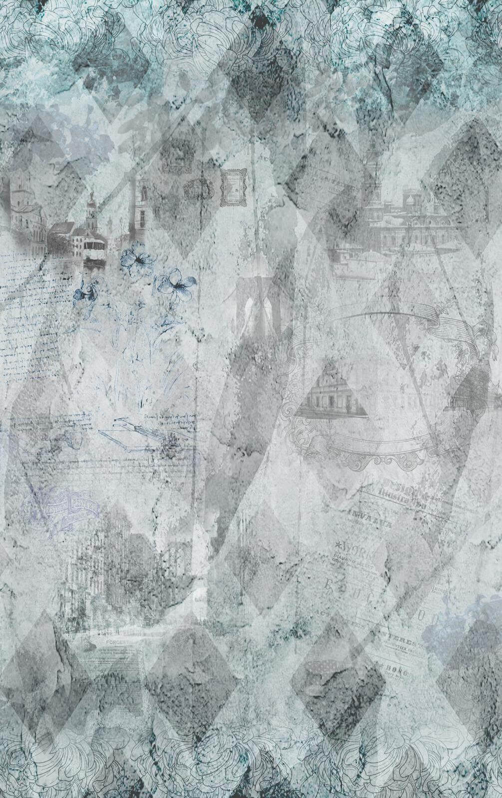 

Фотообои Арт-Обои Серые ромбы №33349 Фреска