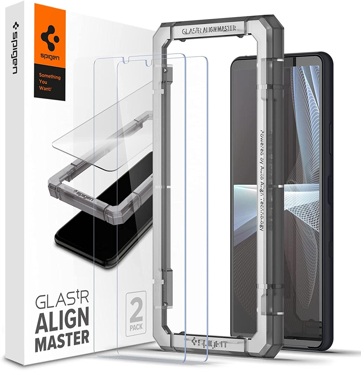 

Защитное стекло Spigen для Sony Xperia 10 III - Glas.tR AlignMaster (2 шт)
