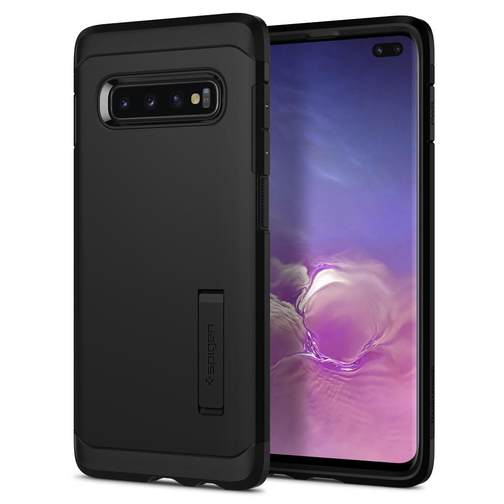 

Чехол Spigen для Samsung Galaxy S10 Plus Tough Armor, Black