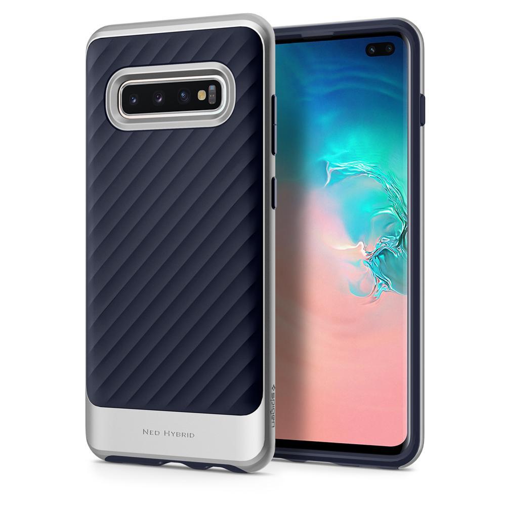 

Чехол Spigen для Samsung Galaxy S10 Plus Neo Hybrid, Arctic Silver