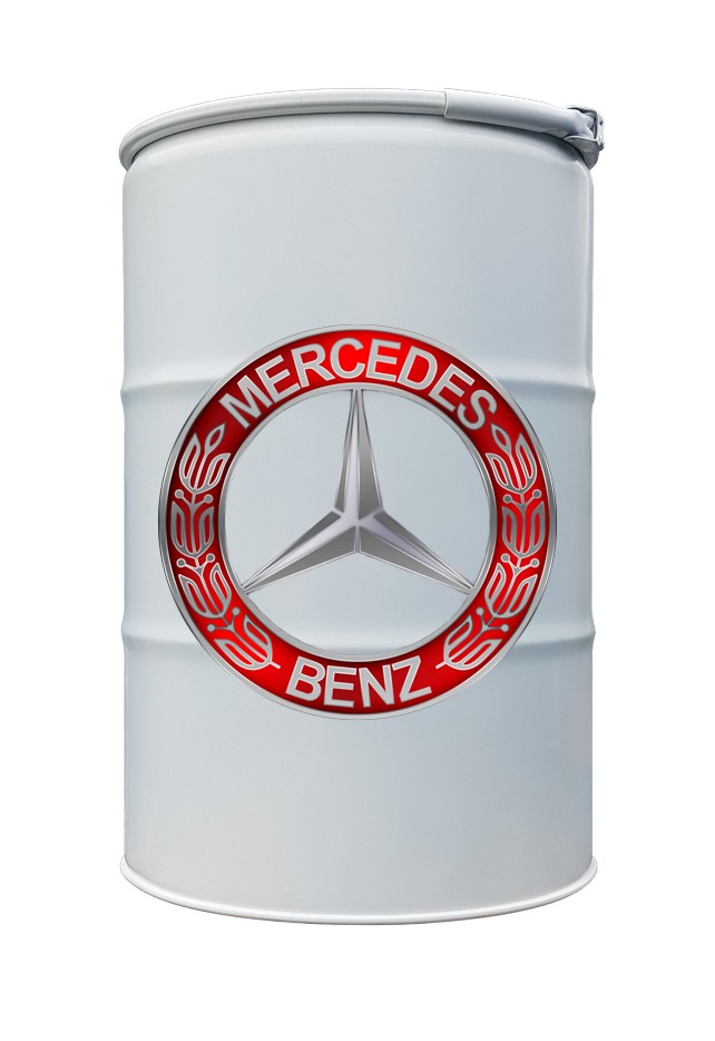 

Бочка дизайнерская в стиле LOFT (ЛОФТ) Тарне Рішення 1А2 внутреннее покрытие жёлтое 200л белая MERSEDES BENZ RED