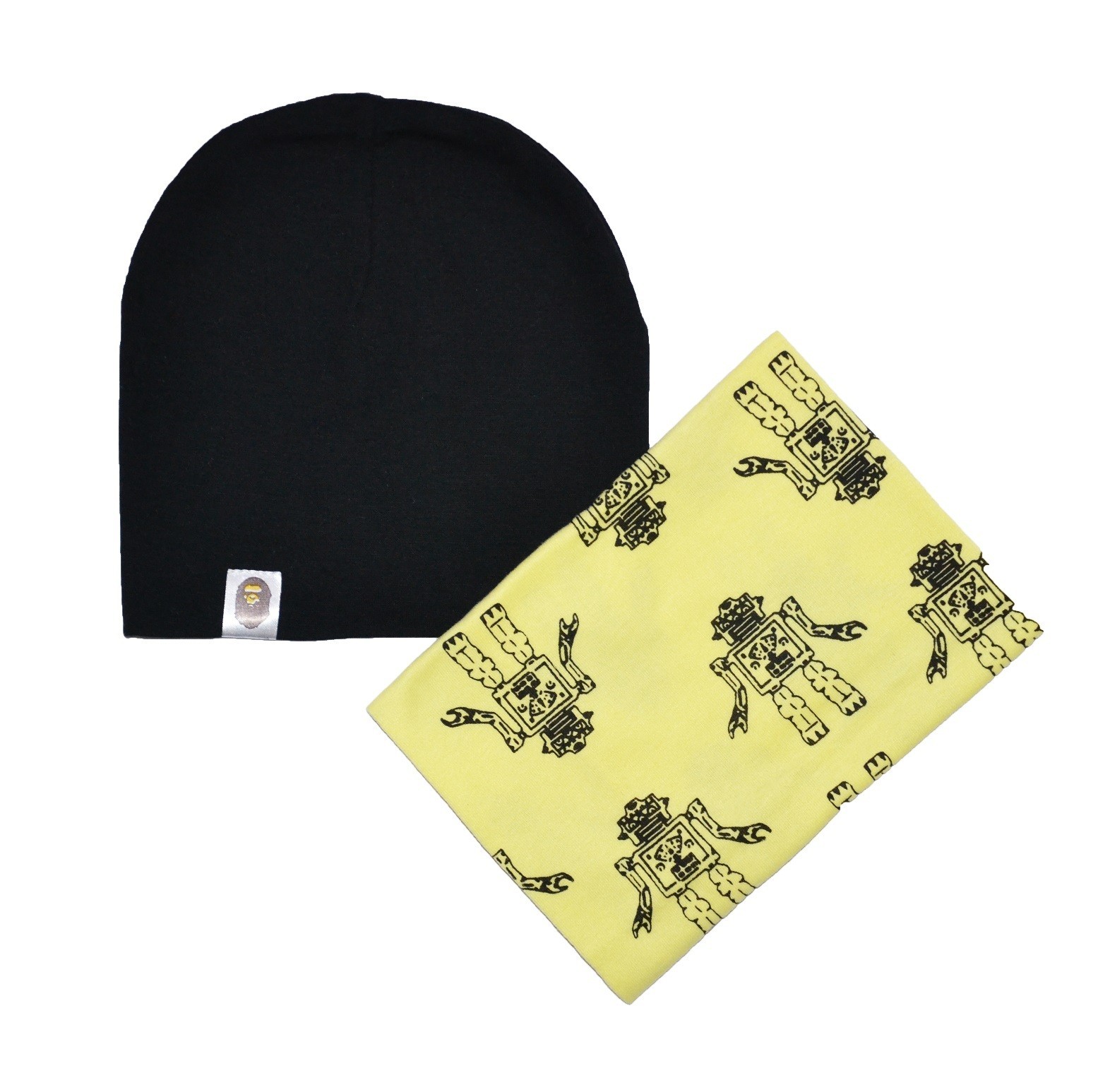 

Комплект Sweet Hats шапка и шарф-снуд Роботы черный 52 см (НУБ-01-403)