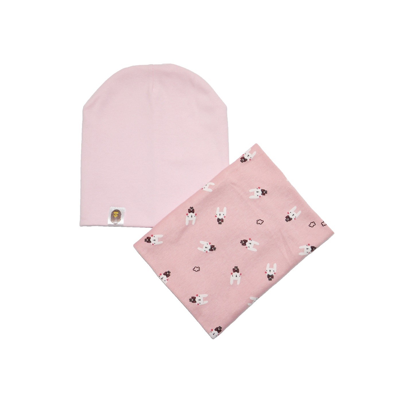 

Комплект Sweet Hats шапка и шарф-снуд зайки розовый 54 см (НУБ-01-517)