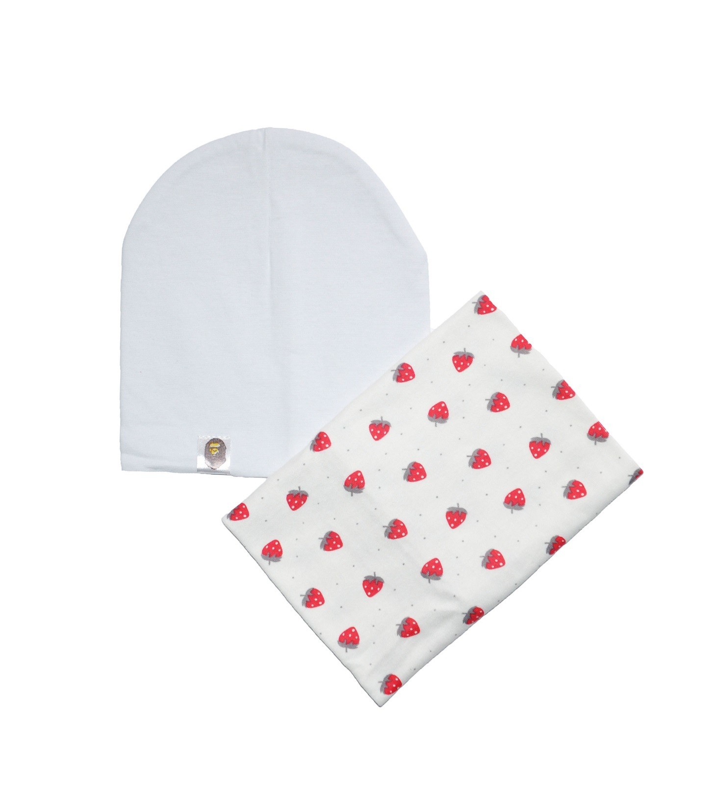 

Комплект Sweet Hats шапка и шарф-хомут клубничка белый 54 см (НУБ-01-456)