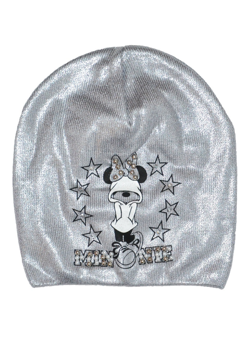 

Шапка Kraft демисезонная для девочки с Минни Маус 50 см. серебристая (NX-172-02)