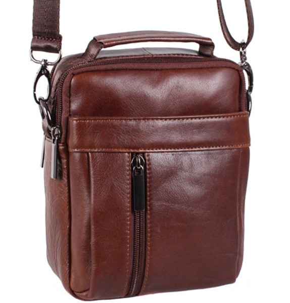 

Мужская кожаная сумка месенджер через плечо Tiding Bag Коричневый 190 x 70 x 155 см BR9354