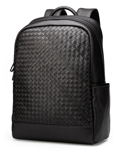

Мужской кожаный рюкзак Tiding Bag Черный 35,5 х 44 х 12 см B3-1741A