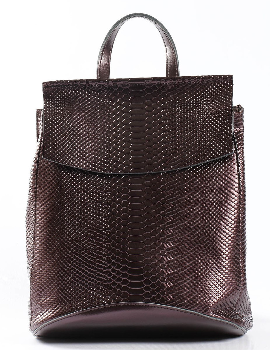 

Женский кожаный рюкзак Tiding Bag Коричневый 31 x 26 x 11 см 26569