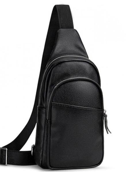 

Мужская кожаная сумка через плечо Tiding Bag Черный 17 x 34 x 7 см A25F-015-1A