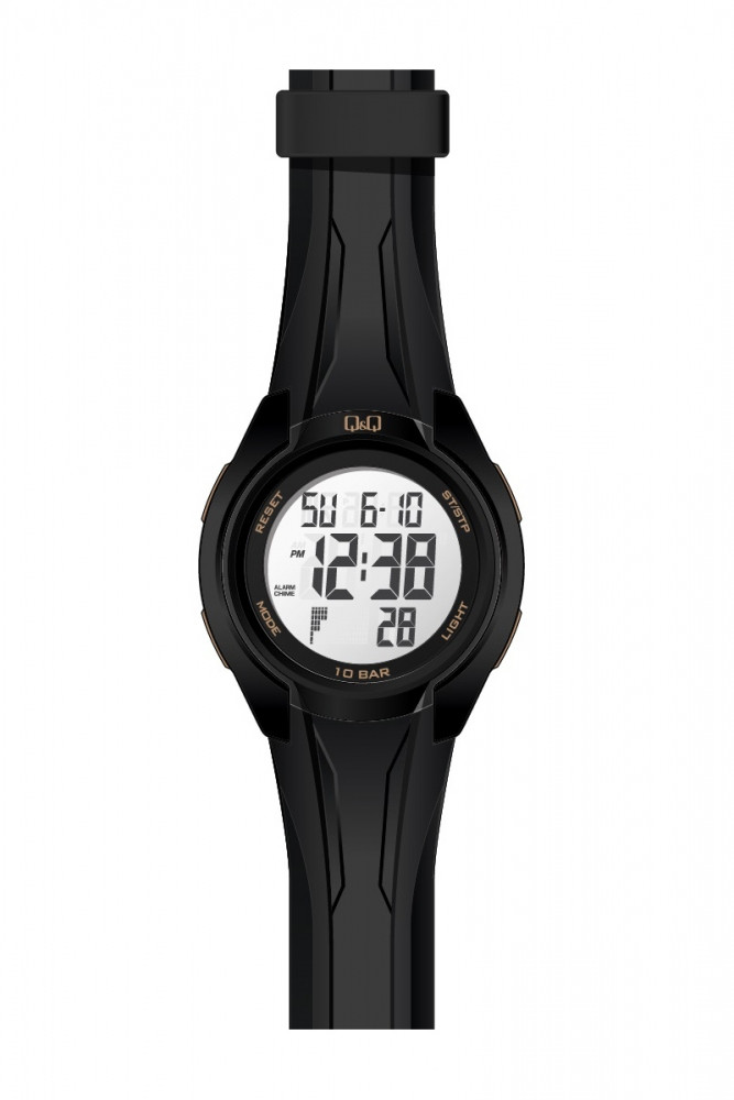 

Часы водонепроницаемые Q&Q M179j803y 10Bar противоударные black (3752)