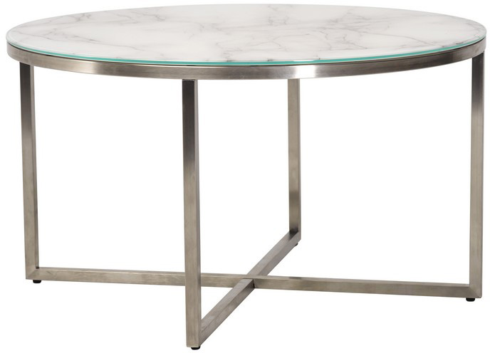 

Журнальный столик Vetro Mebel С-181 Белый мрамор (С-181-wht marble)
