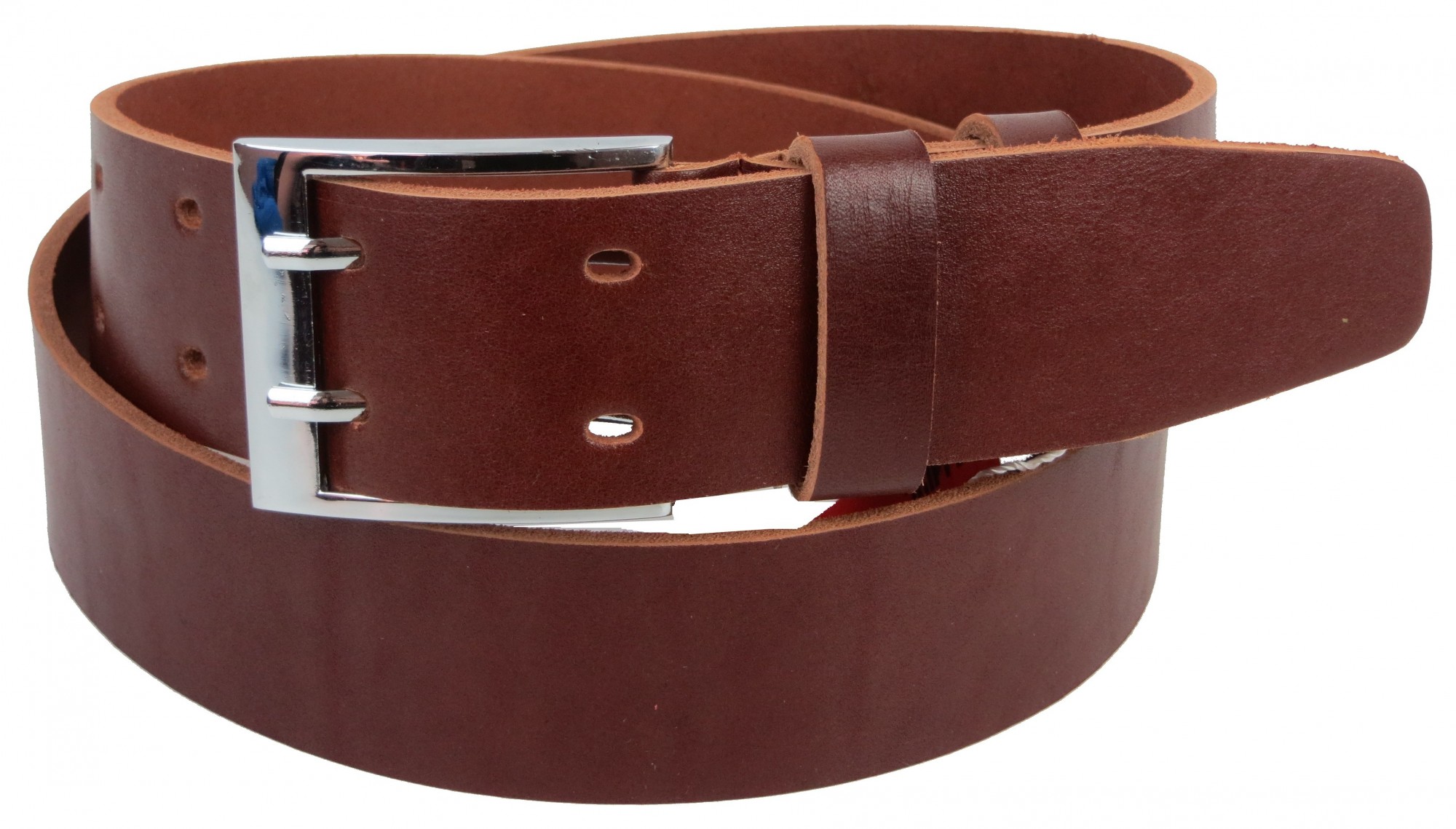 

Кожаный мужской ремень под джинсы Skipper 1397-45 коричневый