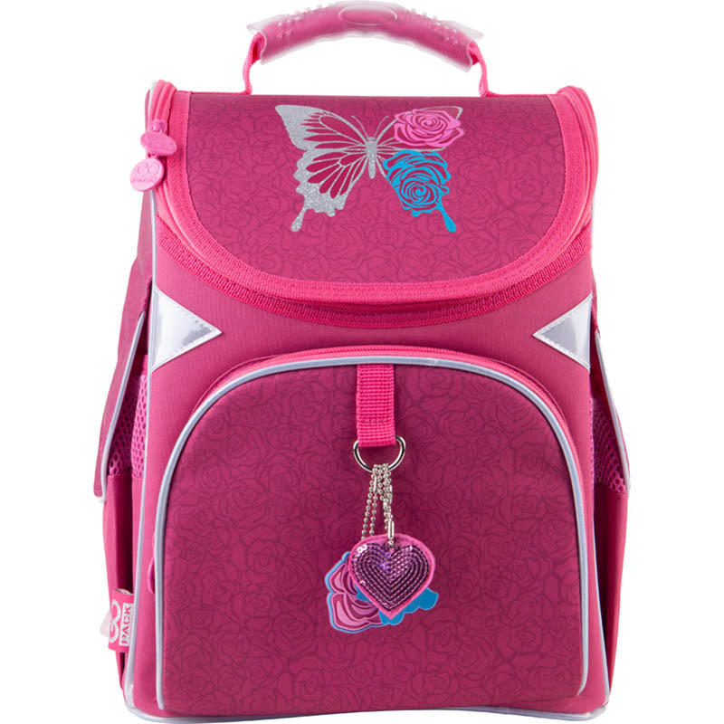 

Рюкзак GoPack Education каркасный Butterfly and roses Малиновый (GO21-5001S-1)